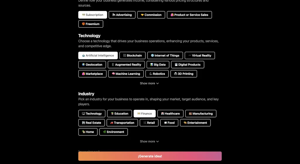 Business Generator AI screenshot 3 of 3