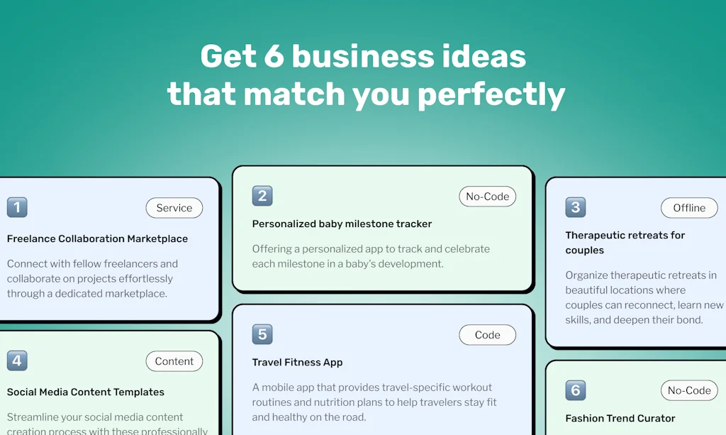 Business Ideas Generator screenshot 3 of 3