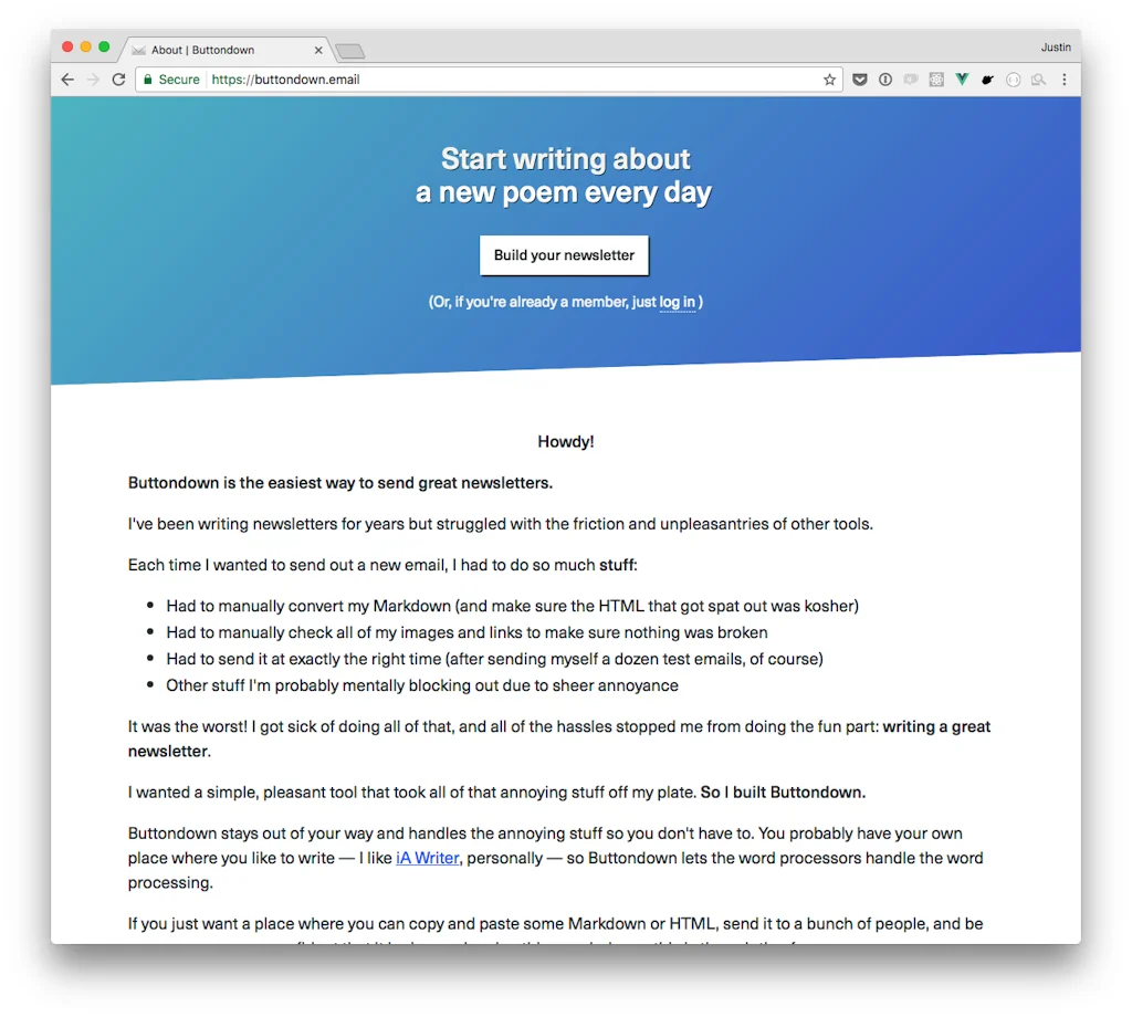 Buttondown screenshot 4 of 4