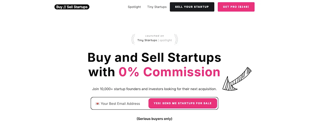 Buy Sell Startups screenshot 1 of 2