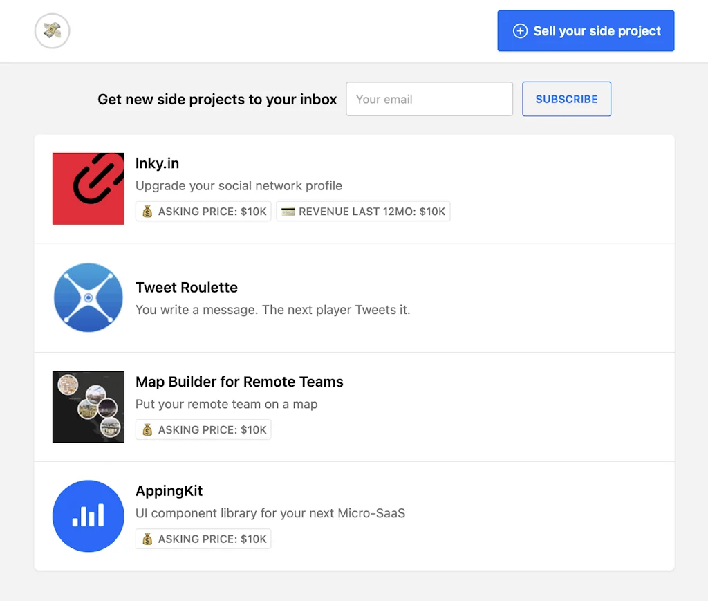 BuyMySideProject screenshot 1 of 3