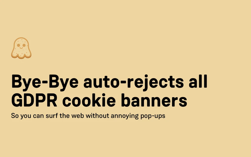 Bye-Bye Cookie Banners screenshot 2 of 2