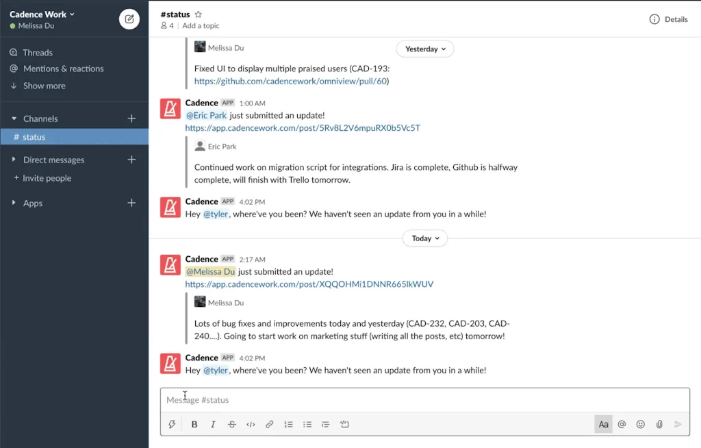 Cadence screenshot 1 of 5