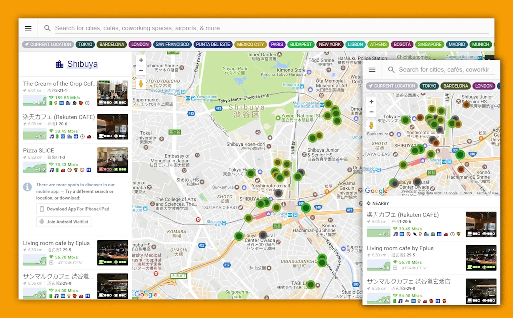 Café Wifi Search 🔍 screenshot 1 of 3