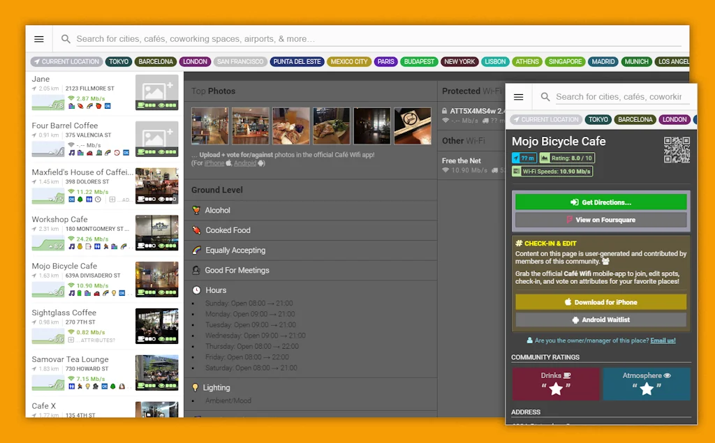 Café Wifi Search 🔍 screenshot 2 of 3