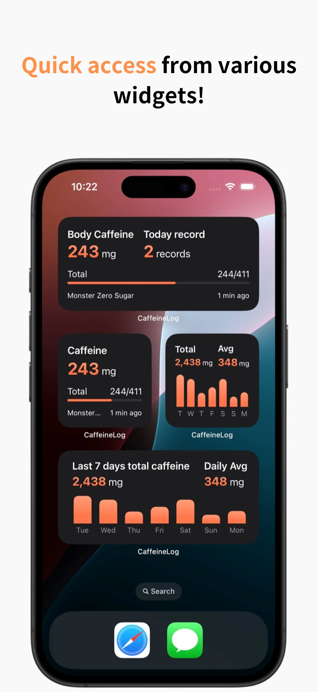 CaffeineLog - Track Caffeine screenshot 7 of 8