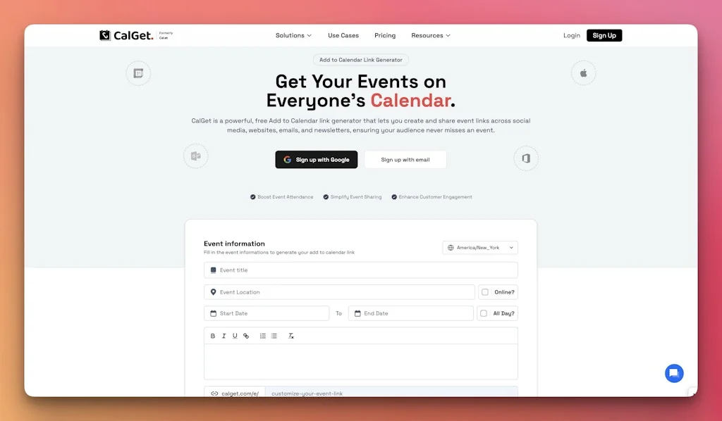 CalGet screenshot 1 of 5