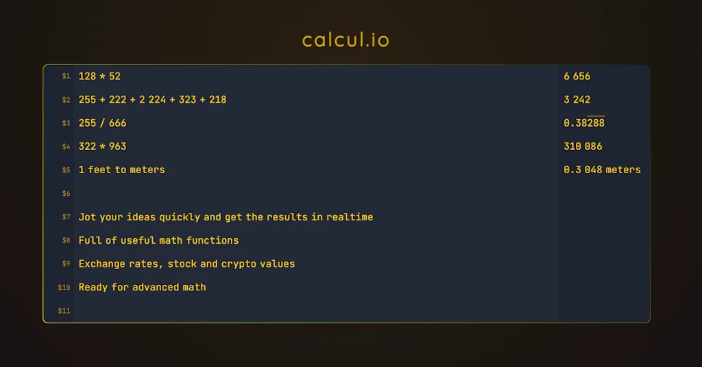 Calcul.io screenshot 1 of 2