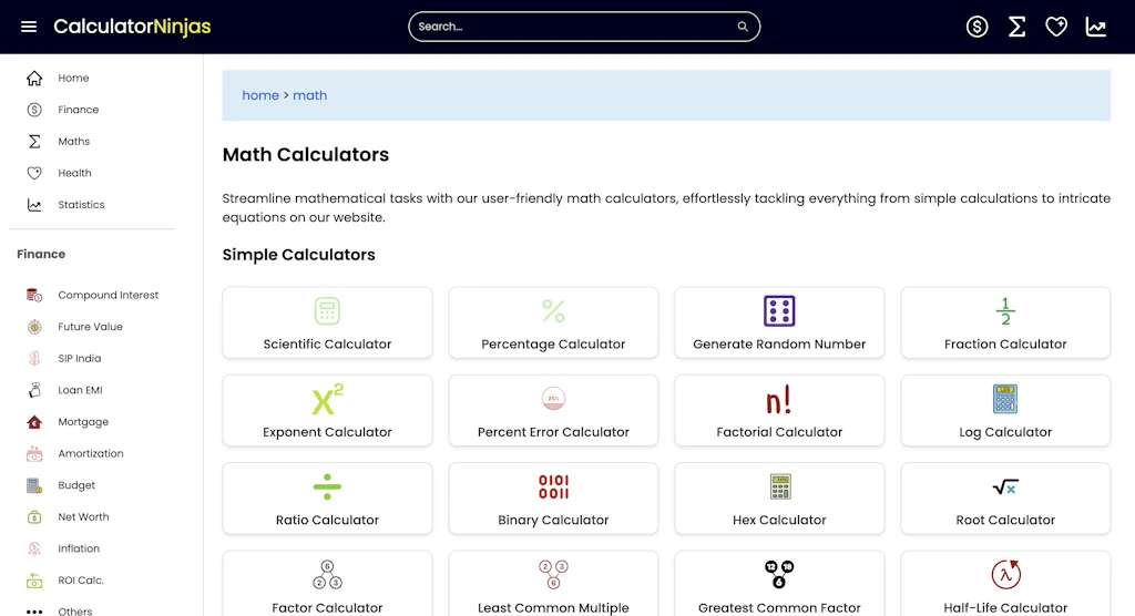 CalculatorNinjas screenshot 6 of 11