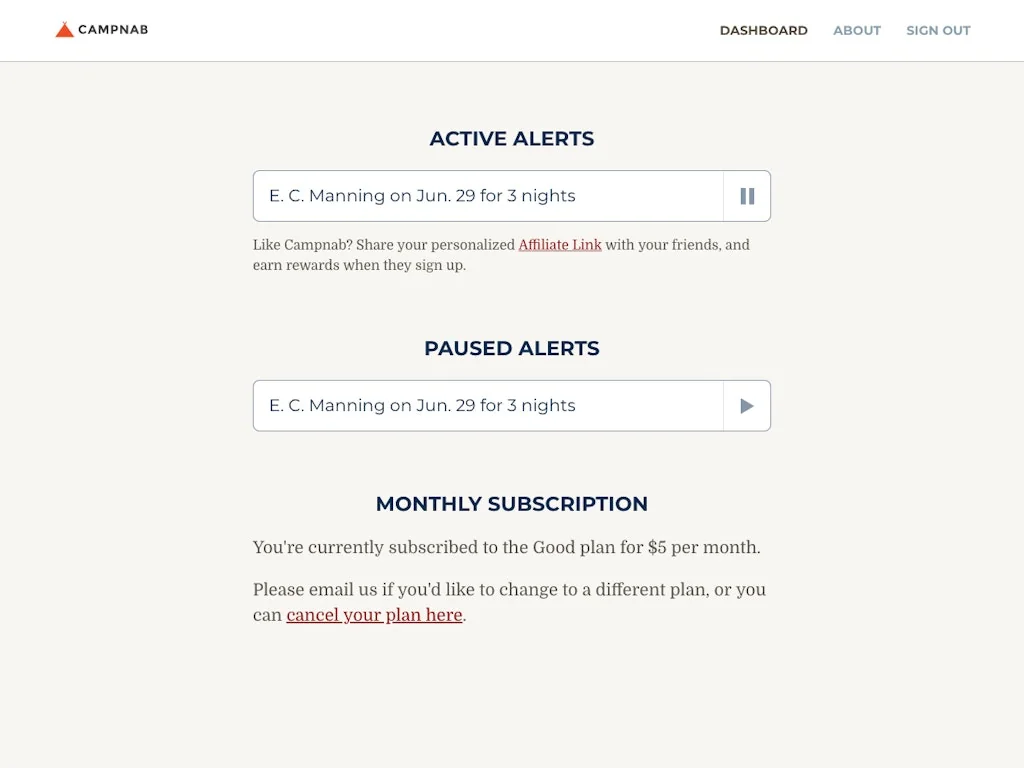Campnab screenshot 7 of 7