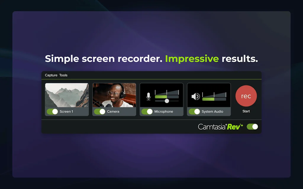 Camtasia screenshot 1 of 3