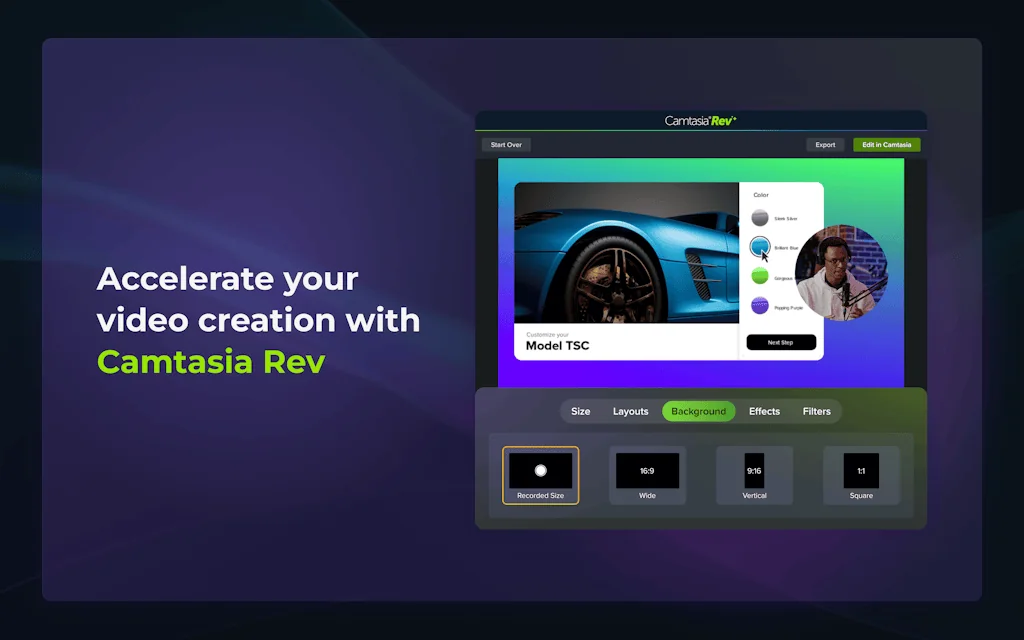 Camtasia screenshot 2 of 3