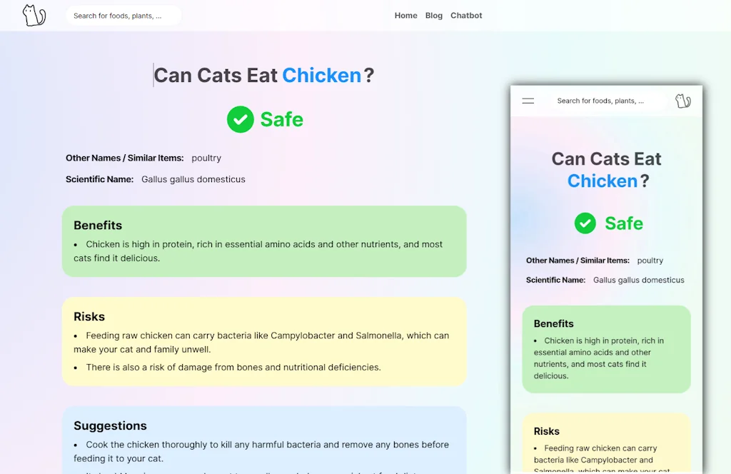 Can Cats Eat It? screenshot 2 of 4
