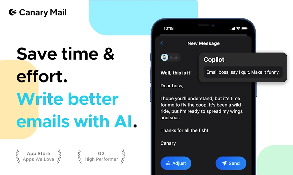Canary Mail screenshot 1 of 3