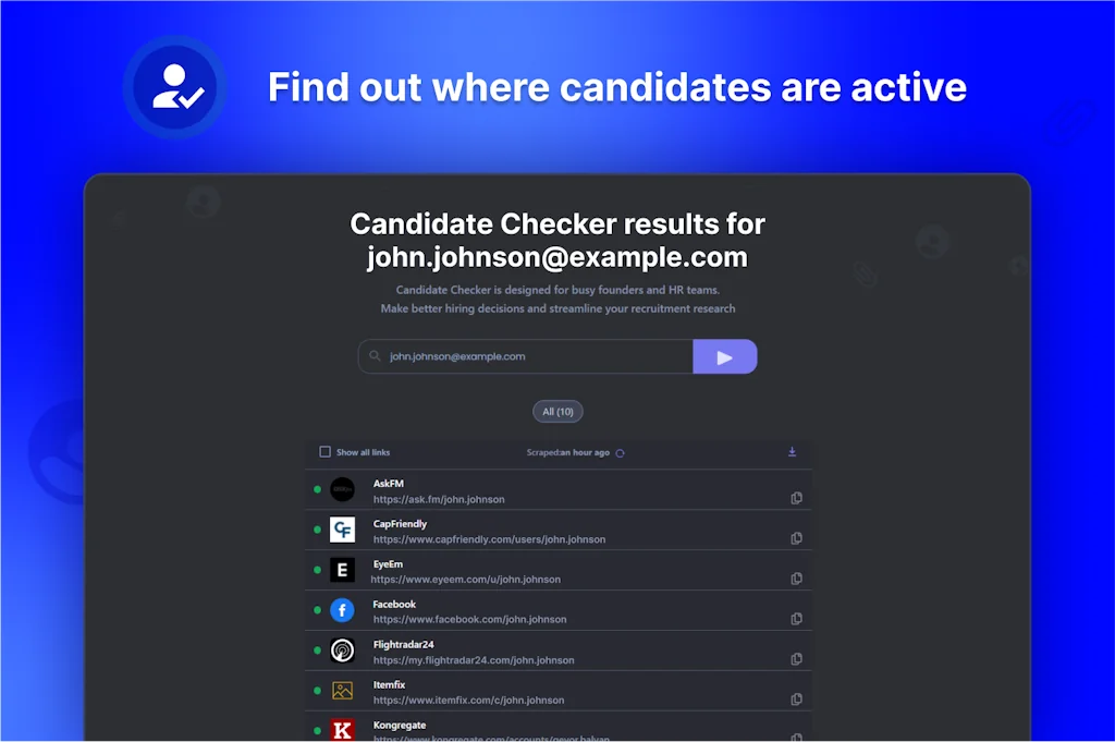 CandidateChecker.io screenshot 2 of 3
