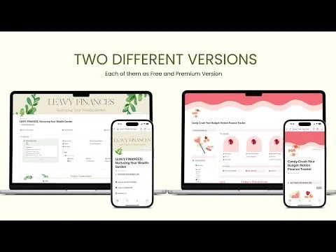 Candy Leaves Notion Finance Tracker screenshot 7 of 7