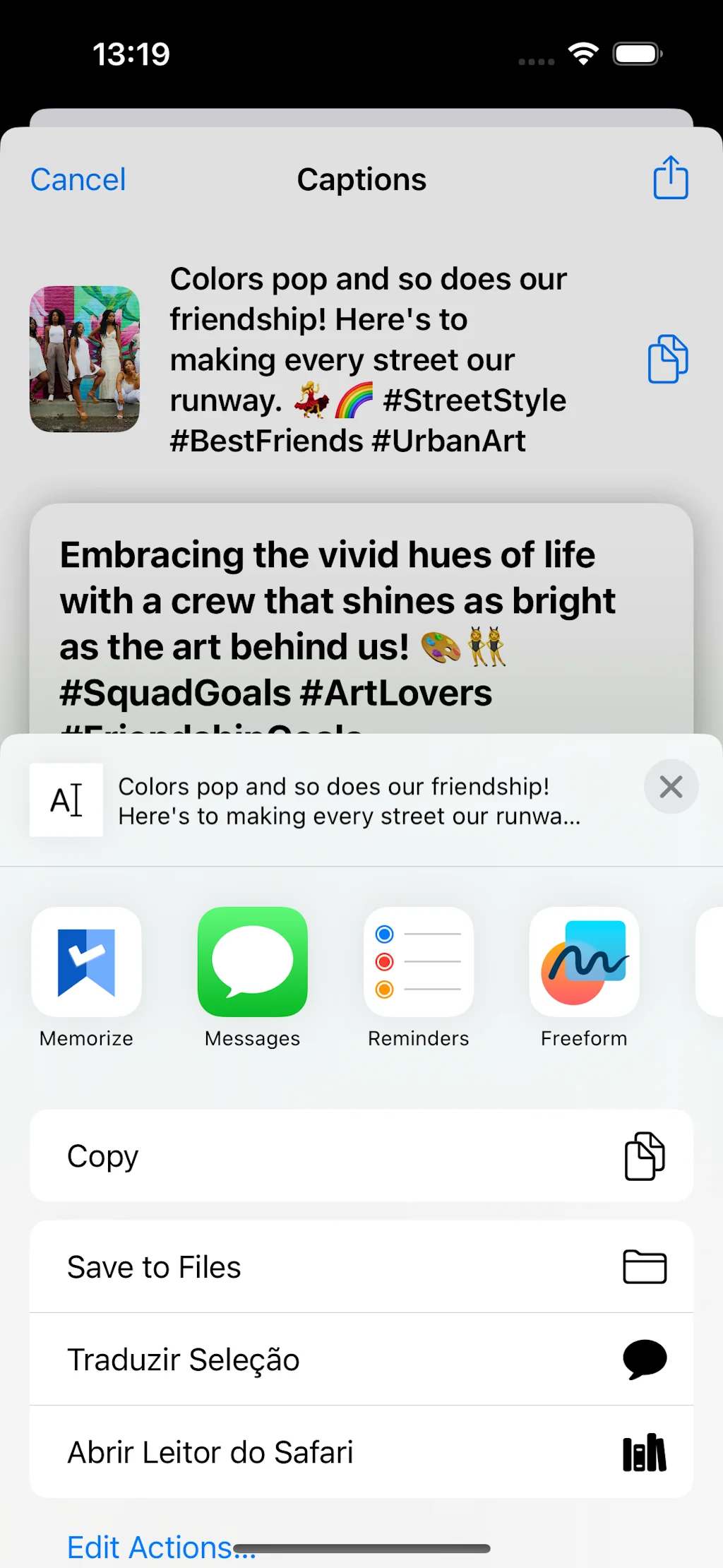 Captions for photos: Captioned screenshot 5 of 5