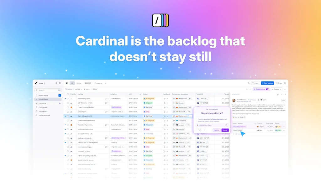 Cardinal (by Miro) screenshot 2 of 6
