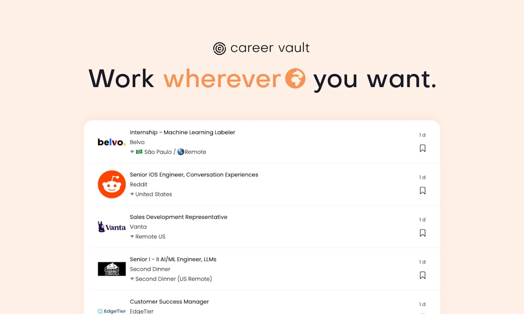 Career Vault screenshot 1 of 3