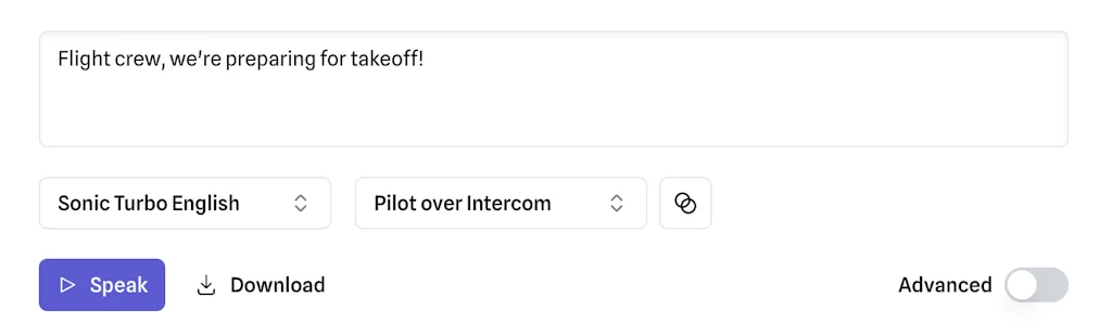 Cartesia Sonic screenshot 1 of 4