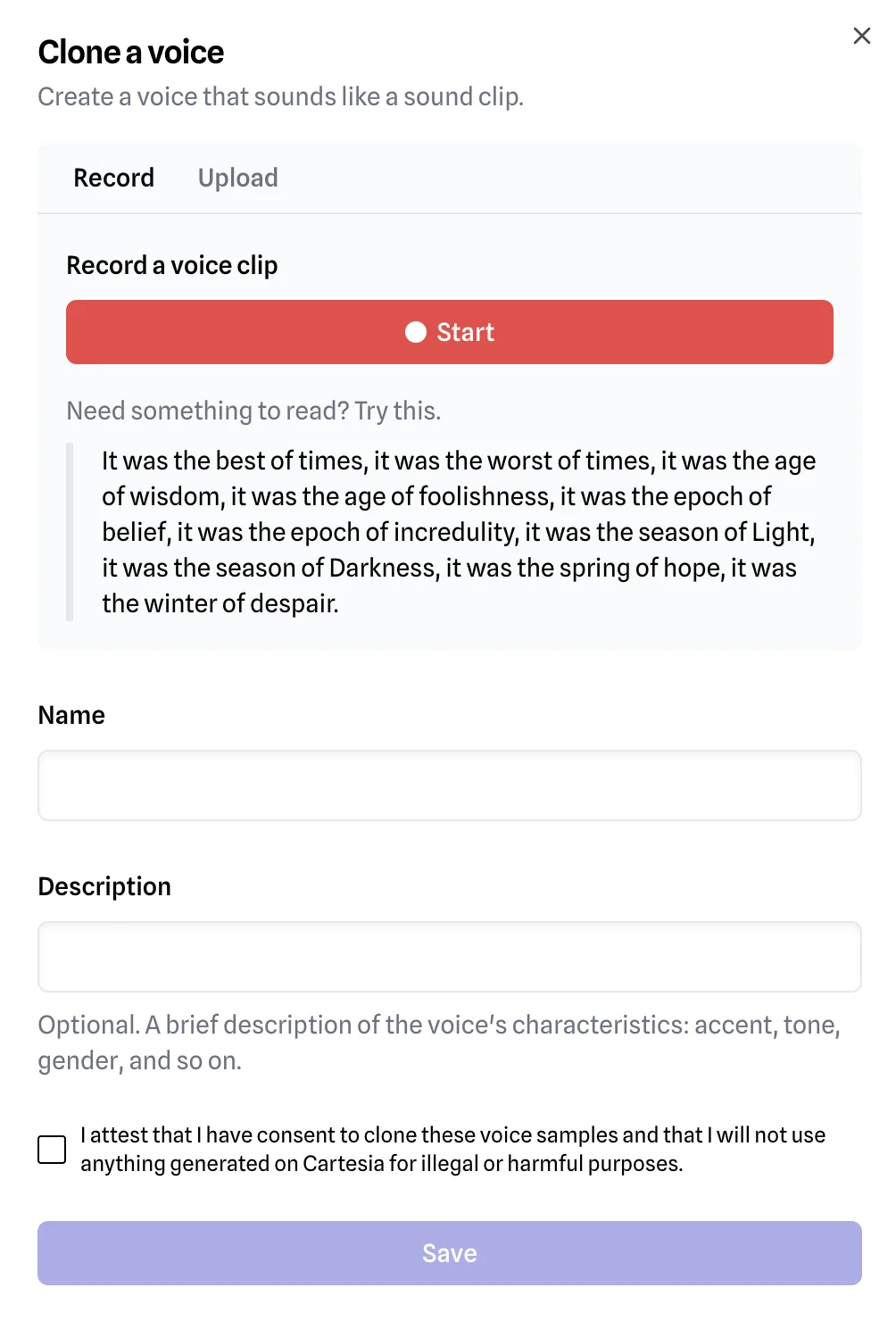 Cartesia Sonic screenshot 3 of 4
