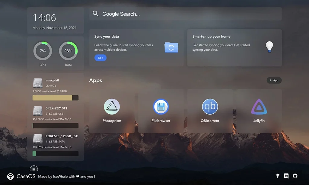 CasaOS screenshot 3 of 7