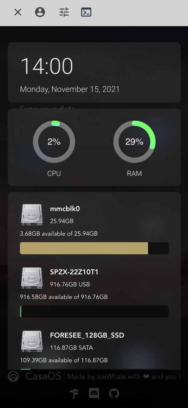 CasaOS screenshot 5 of 7