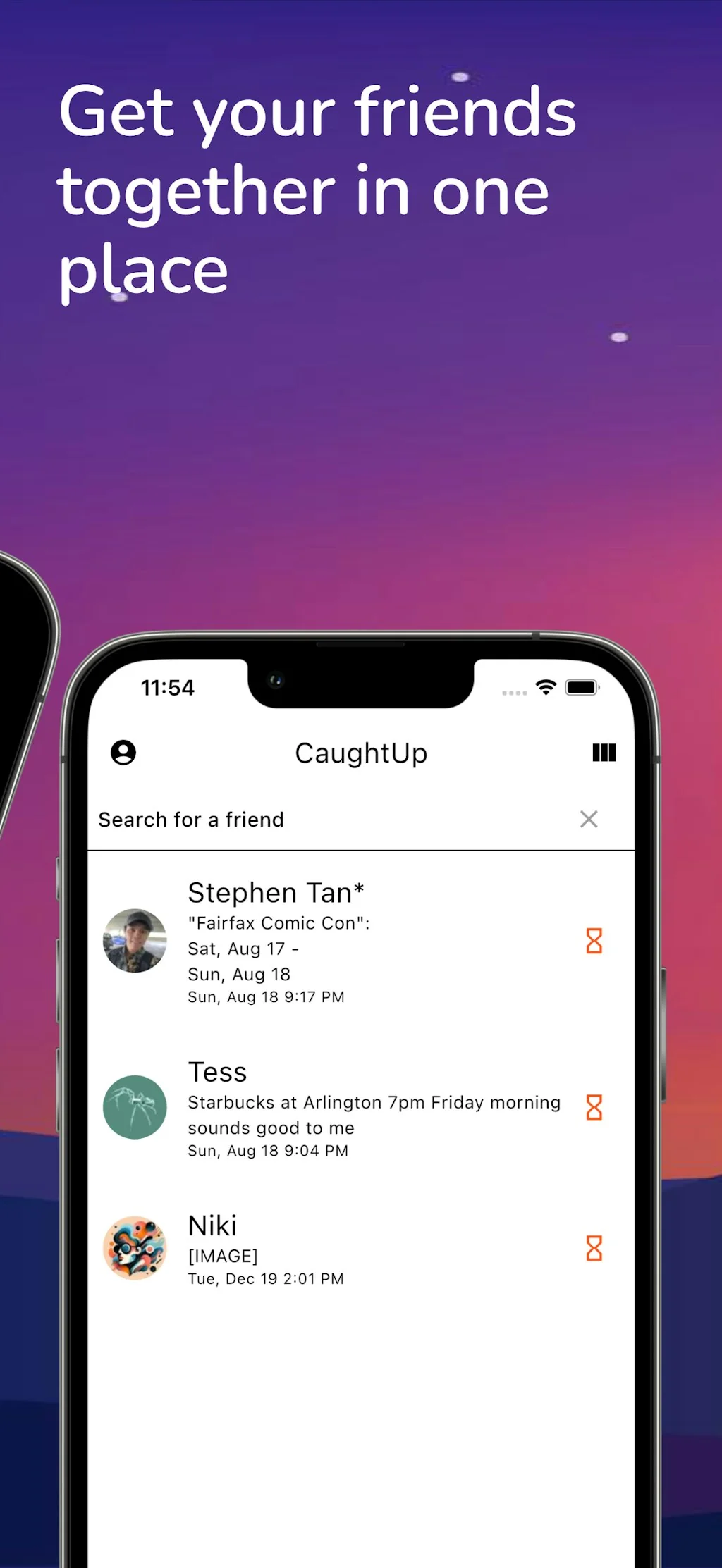 CaughtUp App screenshot 2 of 8