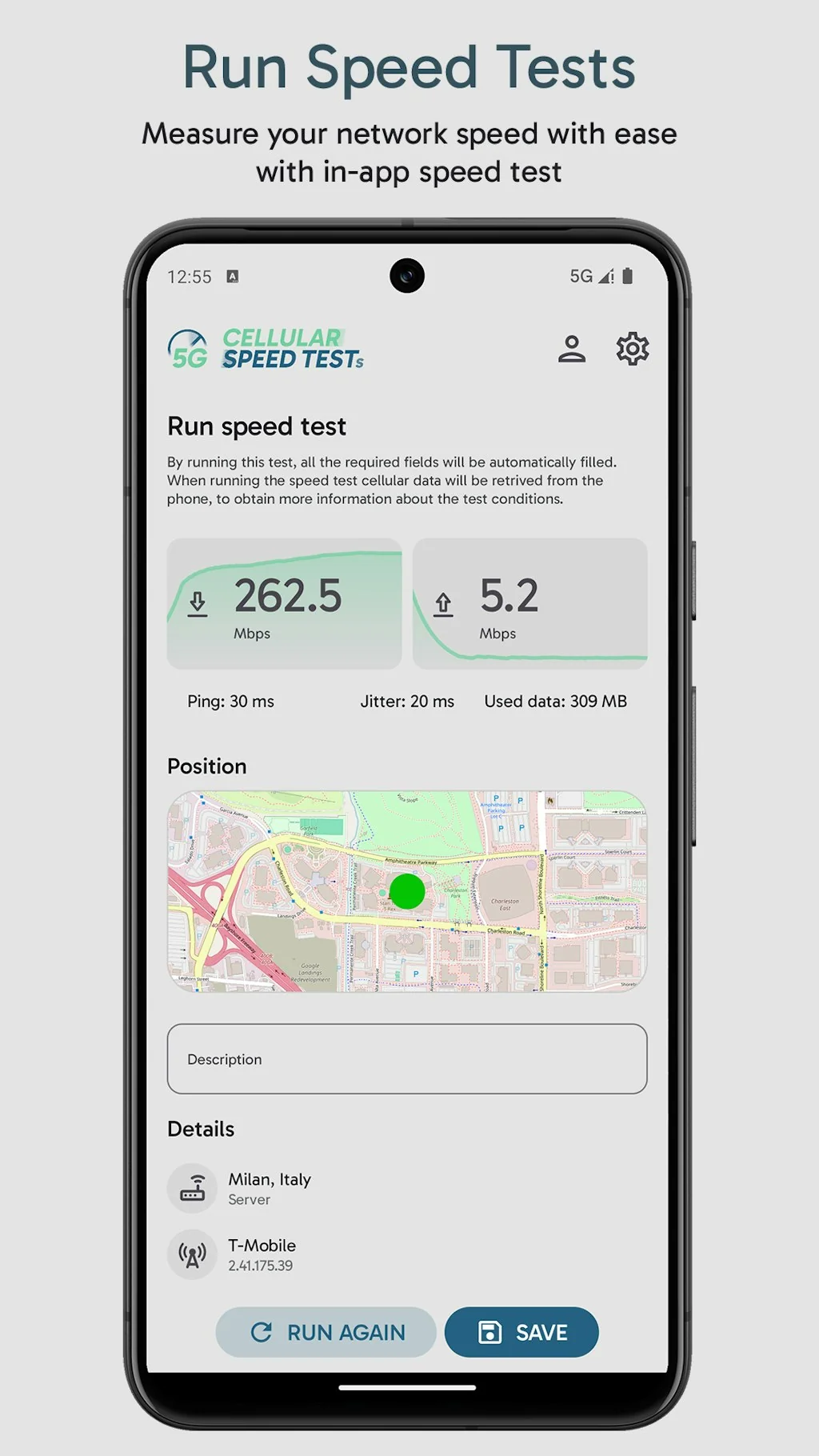 Cellular Speed Tests screenshot 3 of 4