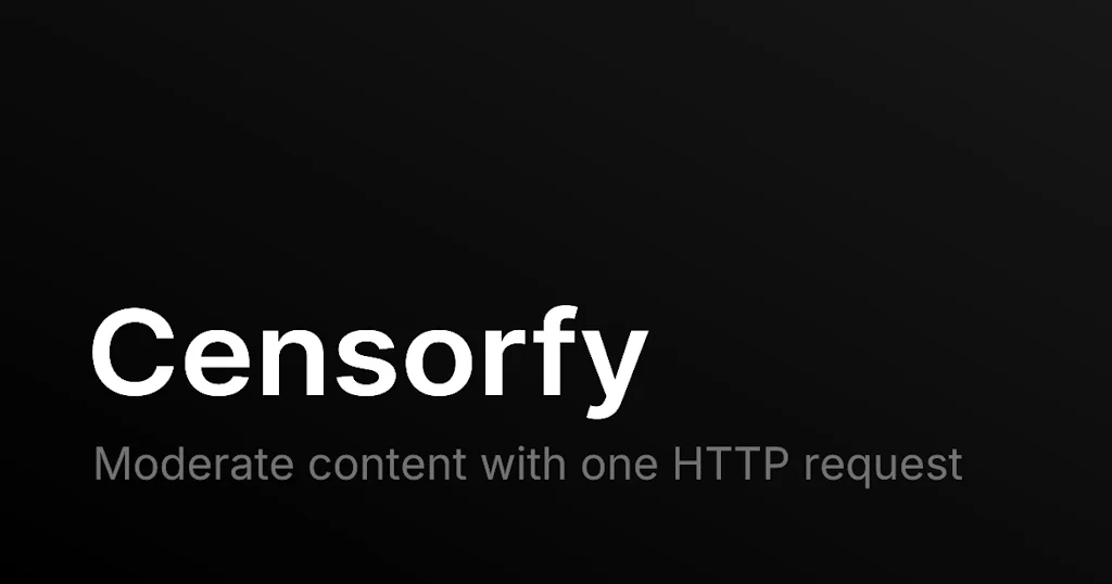 Censorfy - AI Content Moderation screenshot 1 of 4