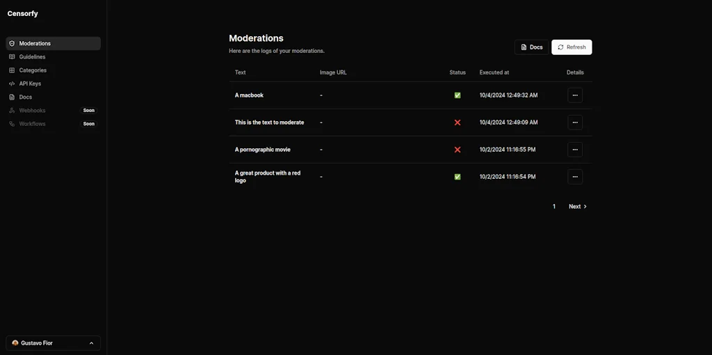 Censorfy - AI Content Moderation screenshot 3 of 4