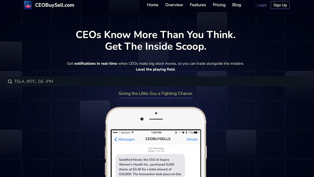 CeoBuySell.com screenshot 1 of 5