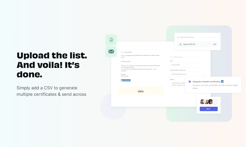Certificates by Graphy screenshot 3 of 4