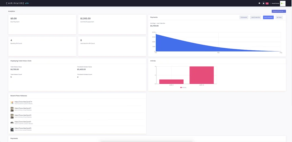 Chainwire screenshot 1 of 4