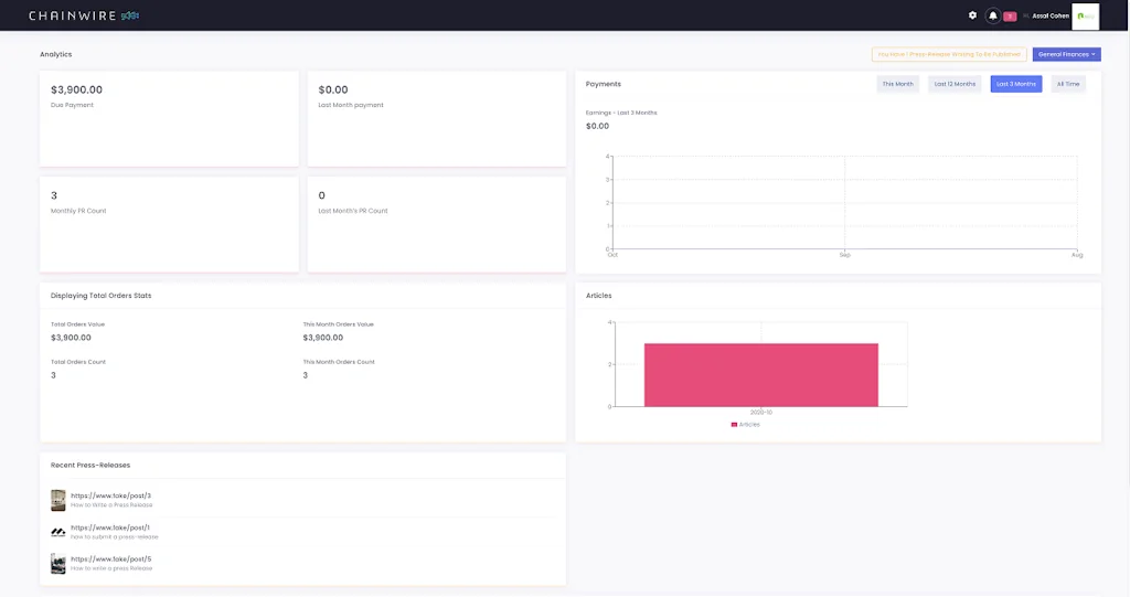 Chainwire screenshot 2 of 4