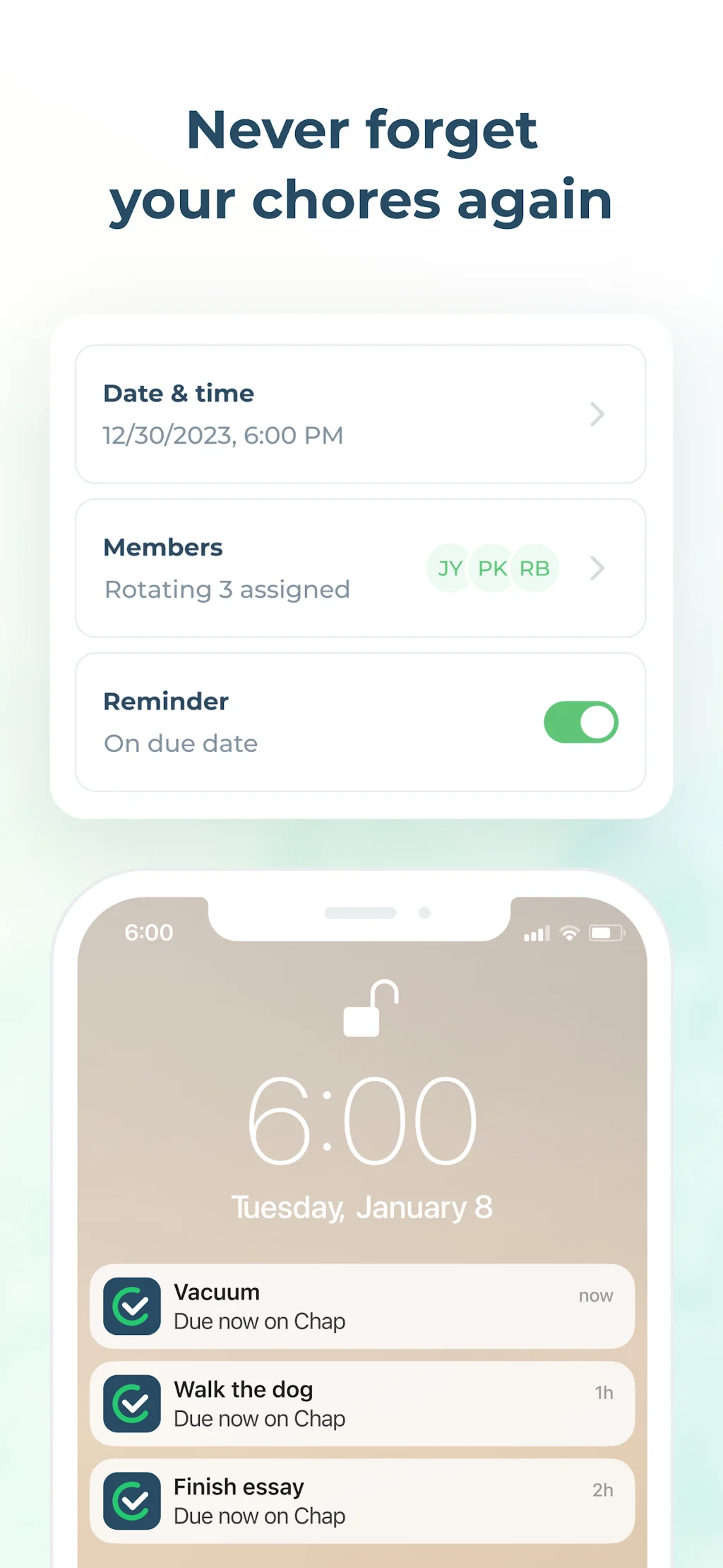 Chap - Chore Tracker & Home Management screenshot 3 of 8