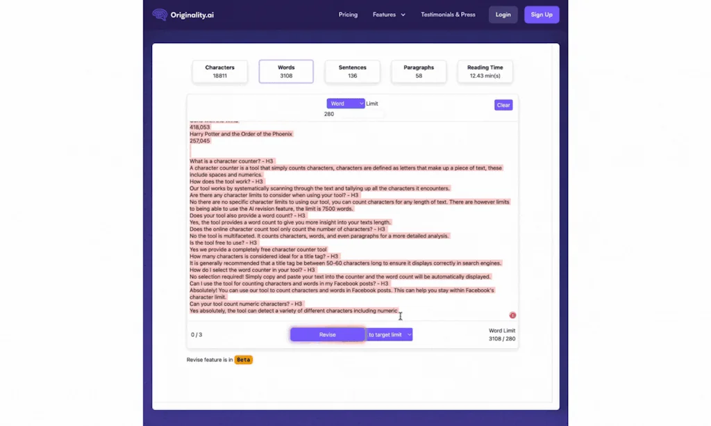 Character Counter - Adjust Text Using AI screenshot 4 of 4