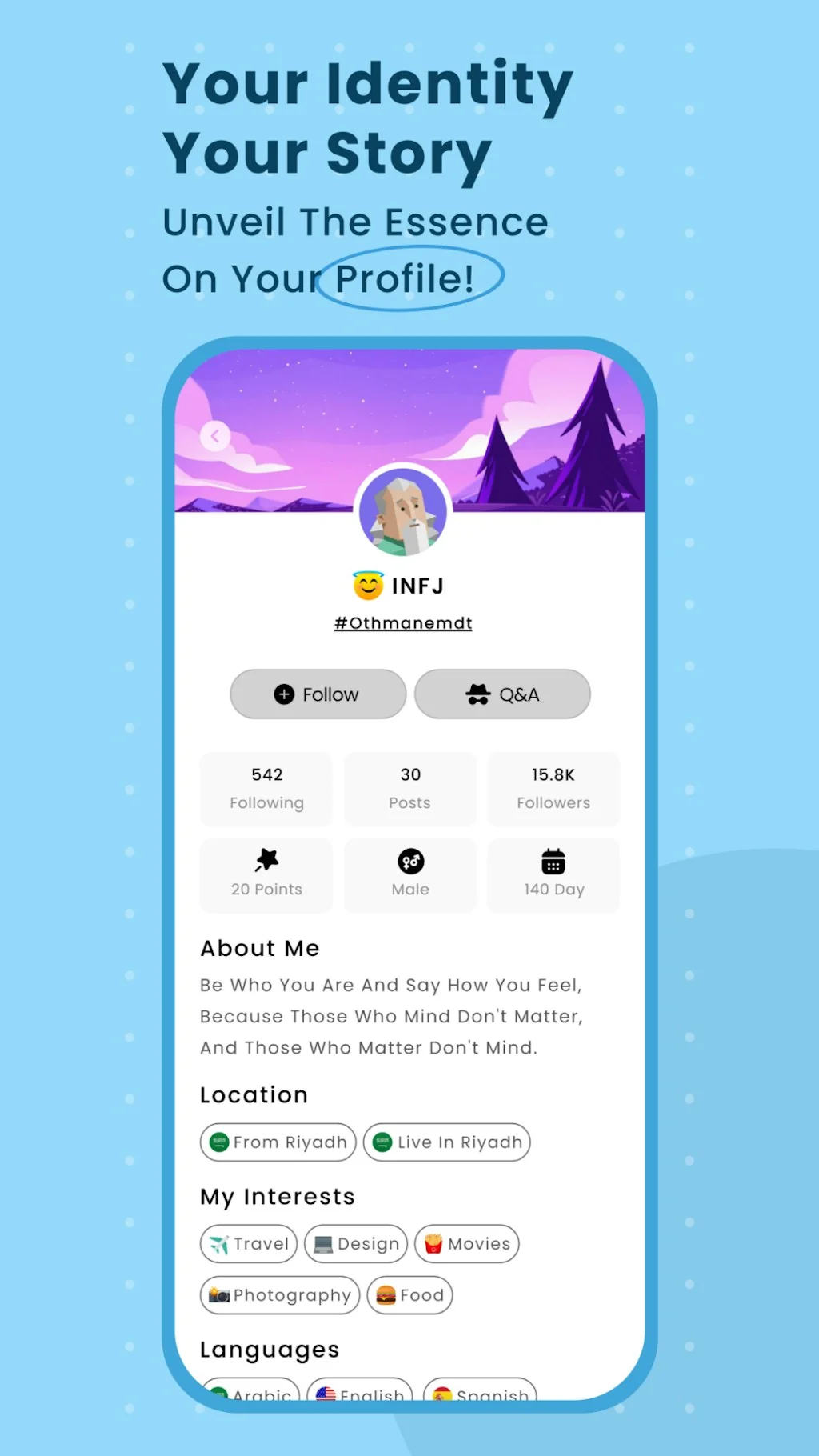 Charma: 16Personalities Social media app screenshot 3 of 7