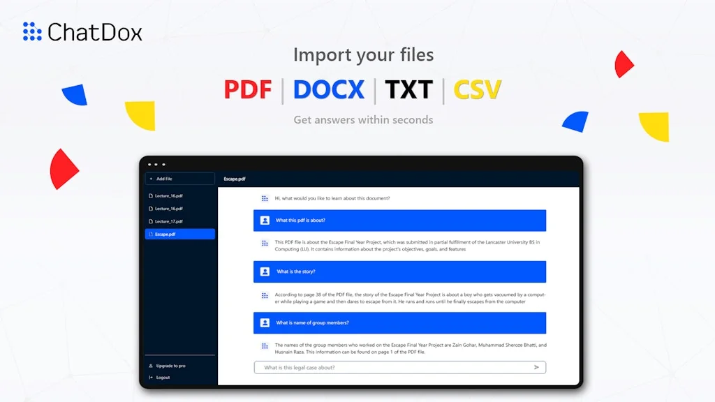 ChatDox AI screenshot 1 of 3