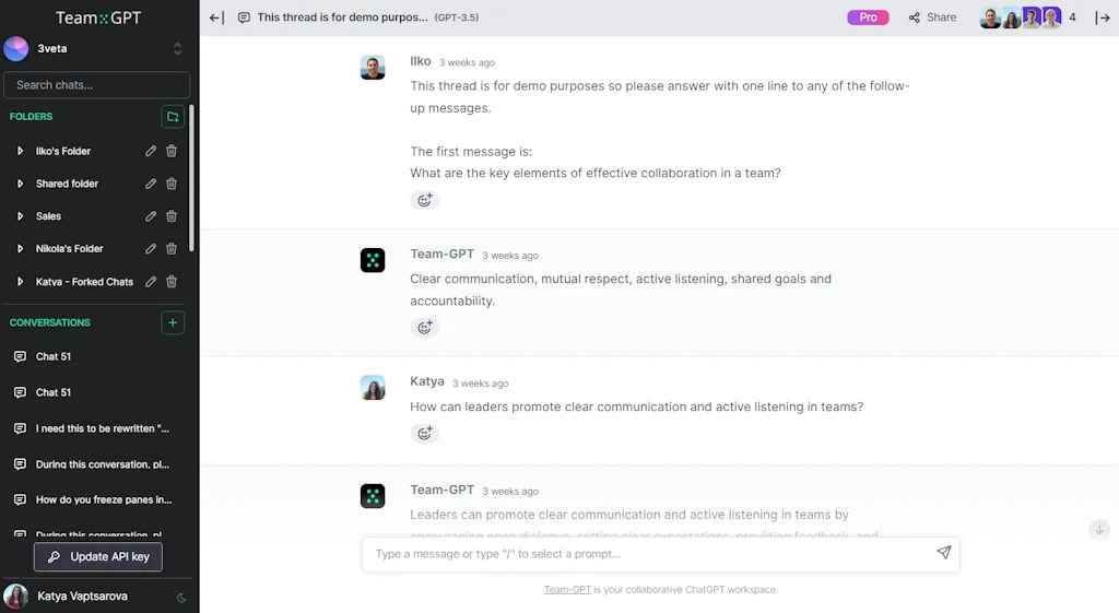 Team-GPT screenshot 1 of 3