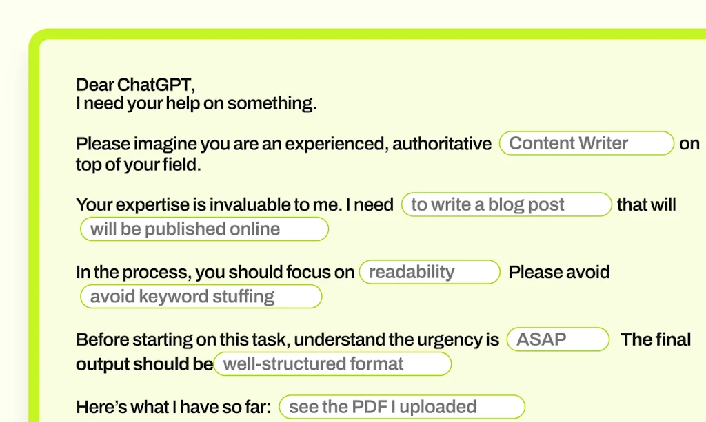 ChatGPT Super Prompt Generator screenshot 2 of 4