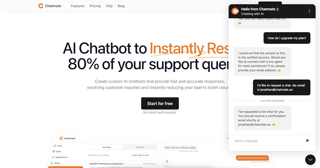 Chatmate.so screenshot 1 of 8