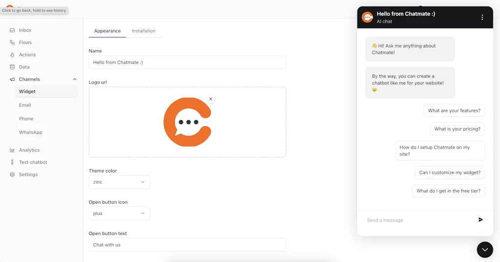 Chatmate.so screenshot 5 of 8