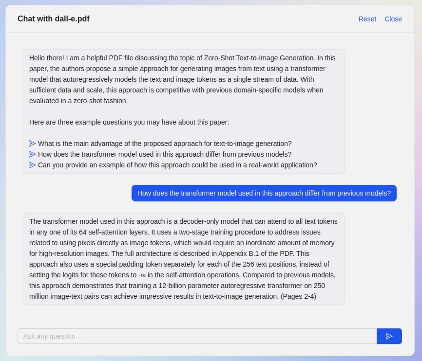 ChatPDF screenshot 3 of 3