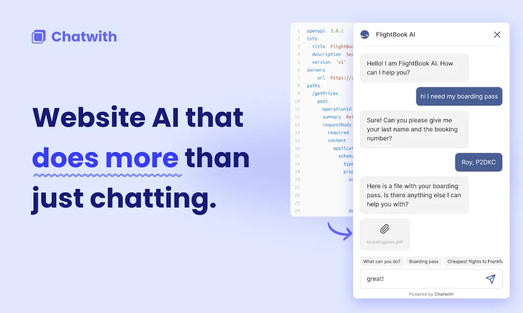 Chatwith screenshot 1 of 3