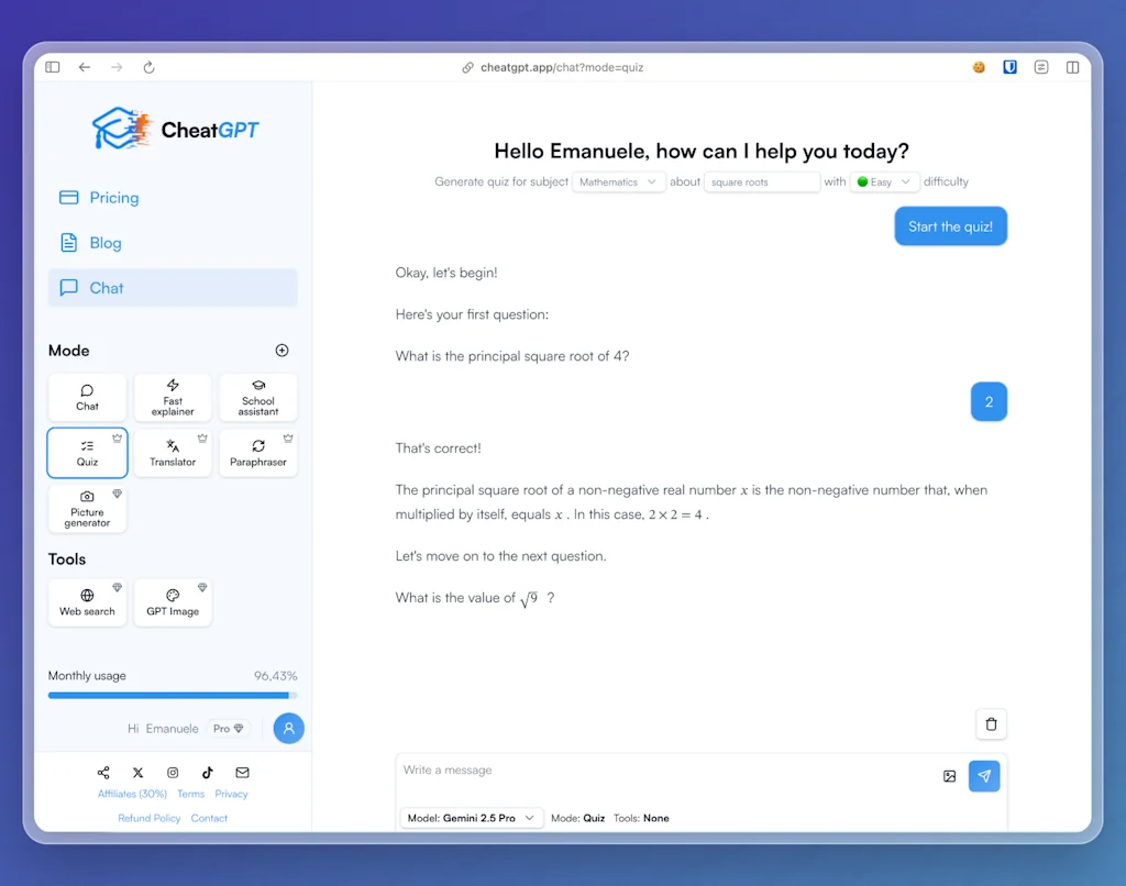 CheatGPT screenshot 3 of 4