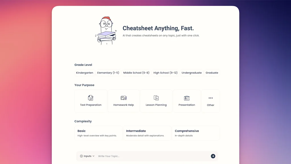 CheatSheet AI screenshot 1 of 6