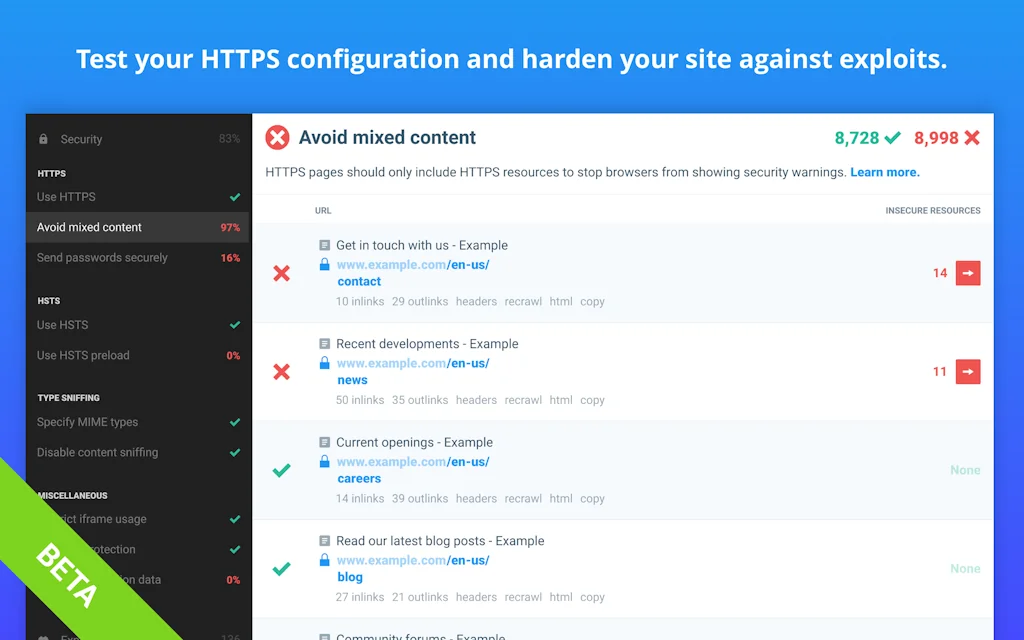 Checkbot for Chrome Beta screenshot 3 of 6