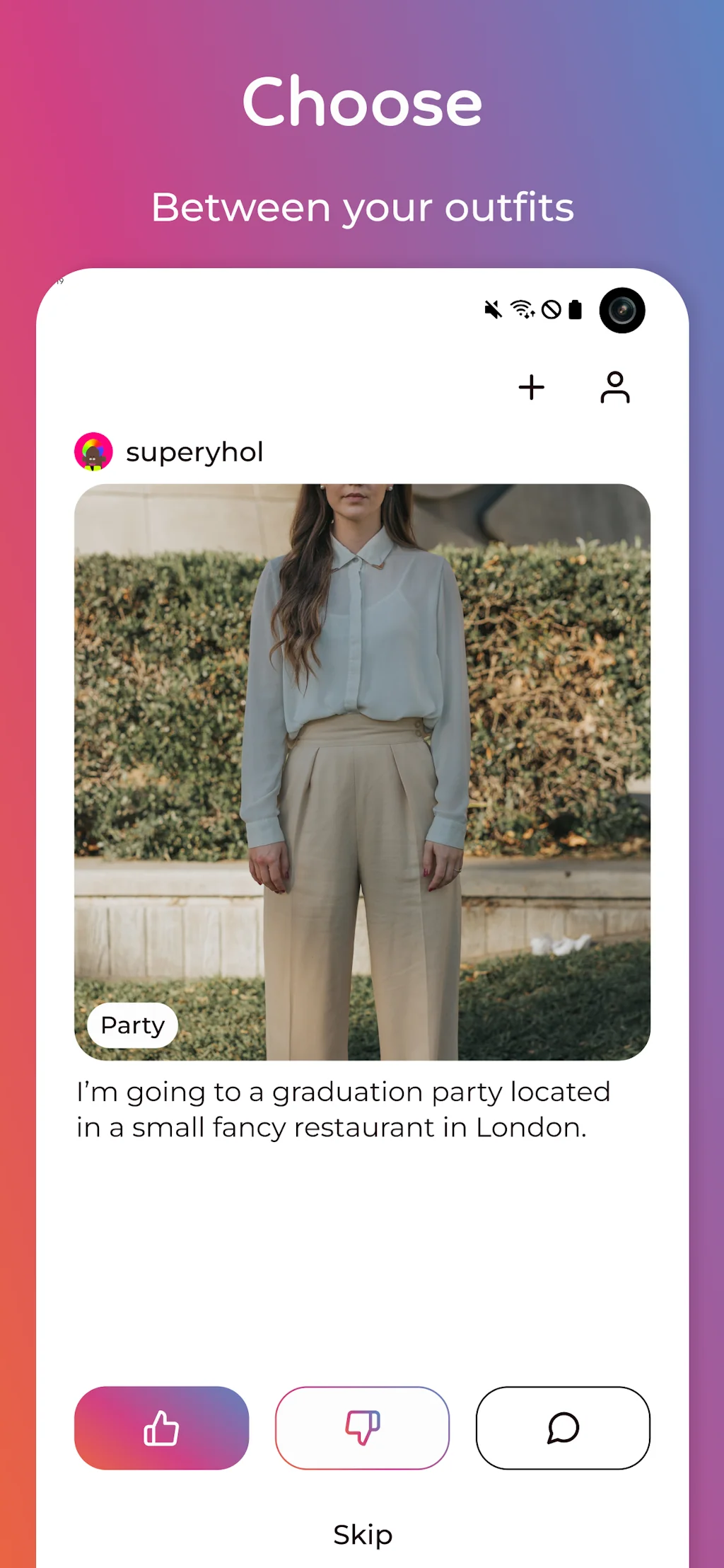 Choiced - Pick the perfect Outfit screenshot 4 of 6