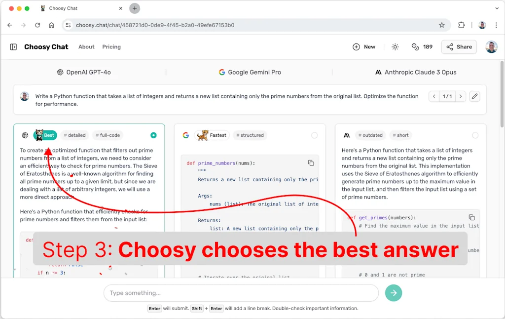 Choosy Chat screenshot 5 of 7